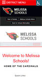 Mobile Screenshot of melissaisd.org